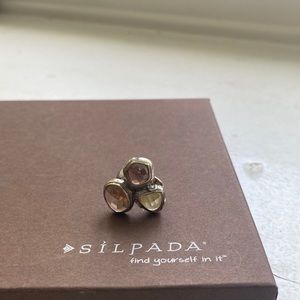 Silpada Sterling silver and stone ring